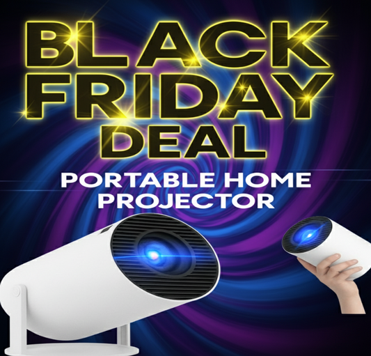 Proyector portátil, proyector con control remoto, proyector compatible con Android, Wi-Fi y Bluetooth, proyector para cine en casa, ideal para exteriores, oficina o dormitorio. 